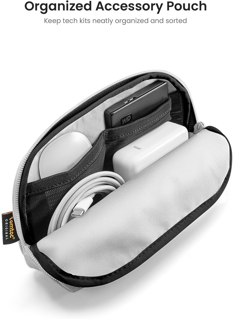 Tomtoc Defender-A13 Premium Eco-Friendly 360° Protective Laptop Sleeve 13-Inch for MacBook Air M4 (2025) A3240, M3 A3113, M2 A2681, M1 A2337 & MacBook Pro A2686/A2338 – Water-Resistant Shockproof Case with Accessory Pouch - Image 3